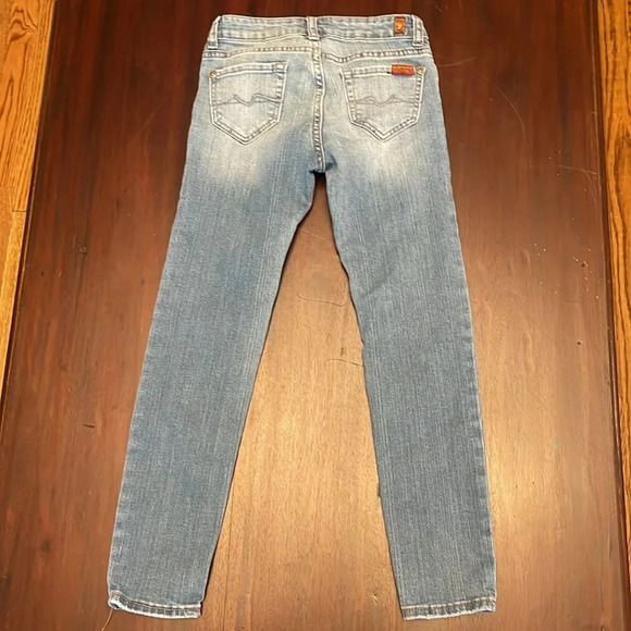 7 for all mankind girls the skinny jeans size 8 - Picture 4 of 5